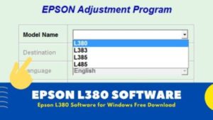 epson l380 installation software download