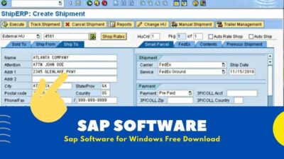 sap training software free download