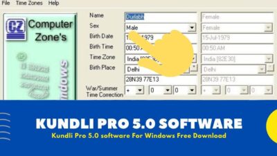 Kundli Pro 5.0 software Free Download [ For Windows ] – Kundli Pro