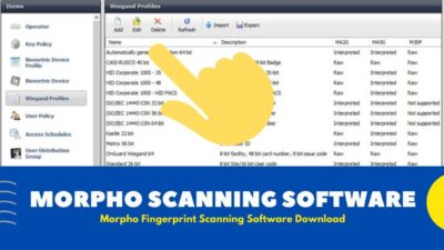 Morpho Fingerprint Scanner Software for Windows [Free Download 2022]