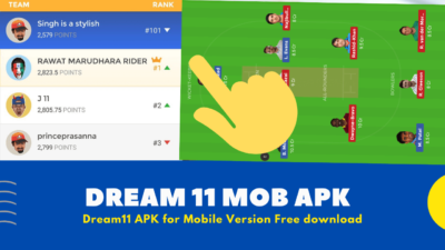 Dream 11 APK for Mobile Version [ Free download with Bonus Point ]