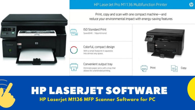 HP Laserjet M1136 MFP Scanner Driver Download [2023]