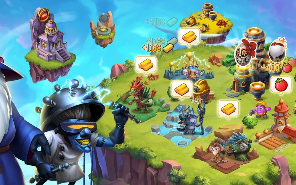 monster legends mod apk unlimited food money