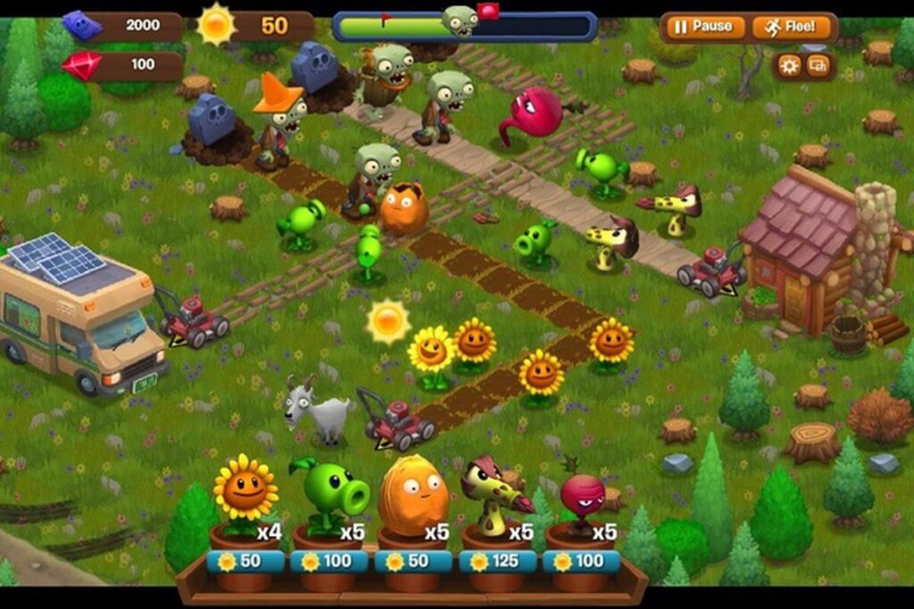 plants vs zombies 2 mod apk 2022