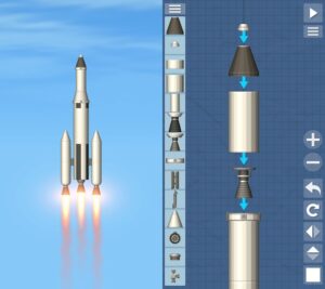 space flight simulator rocket blueprint