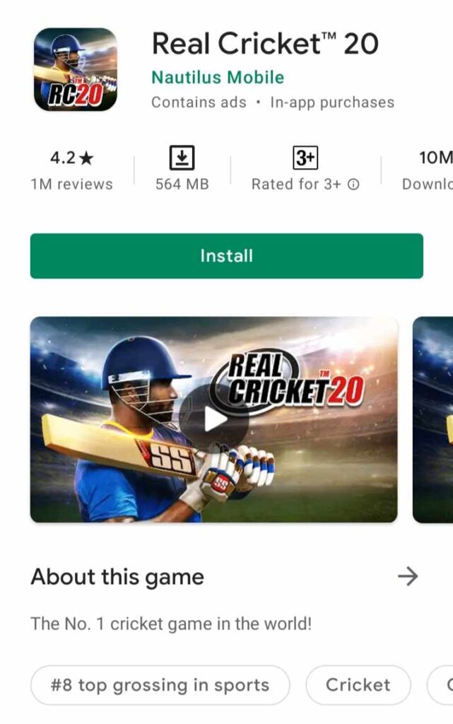 Real Cricket 19 Game Download Version 3.4 for Android [2023] 1