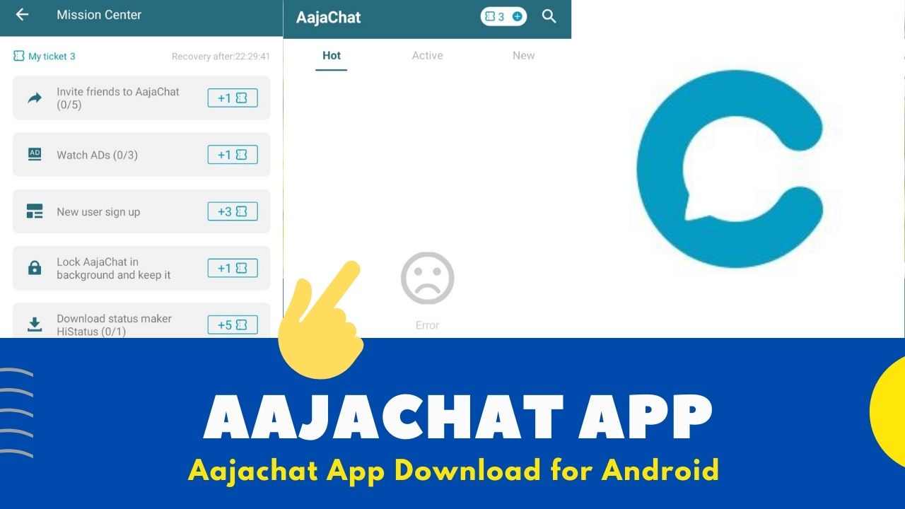 Aajachat App Download V1.5.3.10 [2023] | Aaja Chat Group