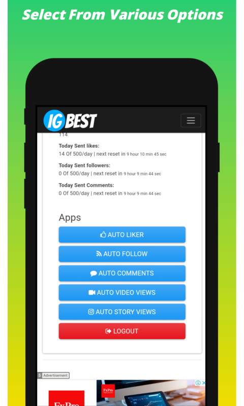 IGBest Apk