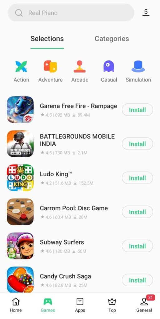 Oppo App Market