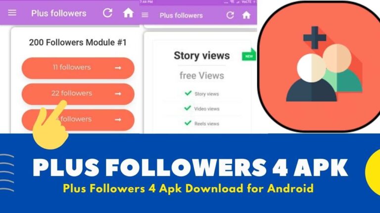 Plus Followers 4 Apk v8.2 (Red Version Download)