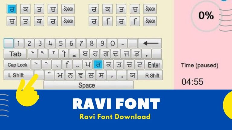 Raavi Punjabi Font Download for Widows {2022}|Ravi Font Download