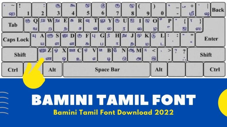 Bamini Tamil Font Free Download [2023] | Bamini Font Download