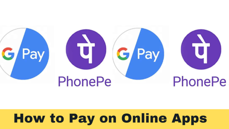 How to Pay Online Apps using Different Payment Methods in India?