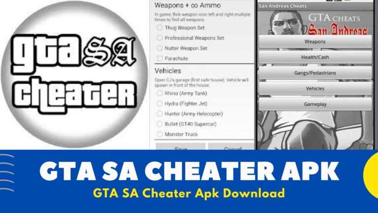 GTA SA Cheater Apk Download v2.3 [2023] | GTA SA Cheater