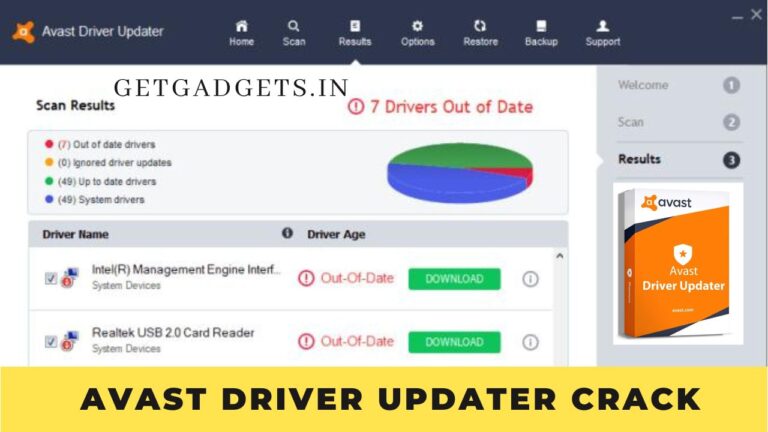 Avast Driver Updater Crack Download with License Key [2023]