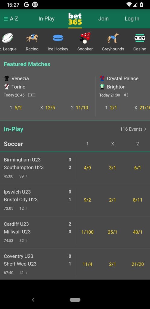 Bet365 Apk