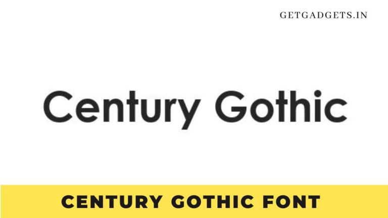 Century Gothic Font Download [2023] | Century Gothic Font