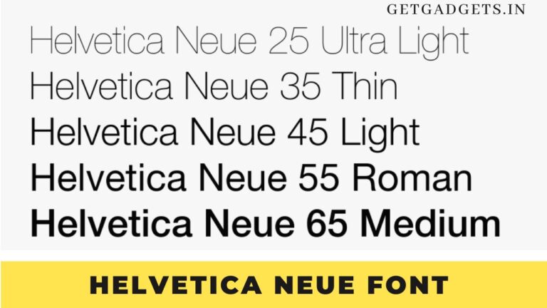 Helvetica Neue Font Download [New Version 2023]