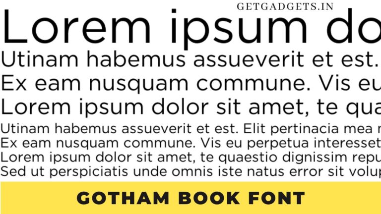 Gotham Book Font Free Download + Install Guide [2023]
