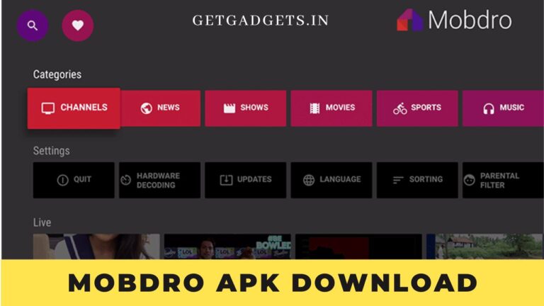 Mobdro Apk – Download Mobdro Tv v2.2.8 for Android [Official]